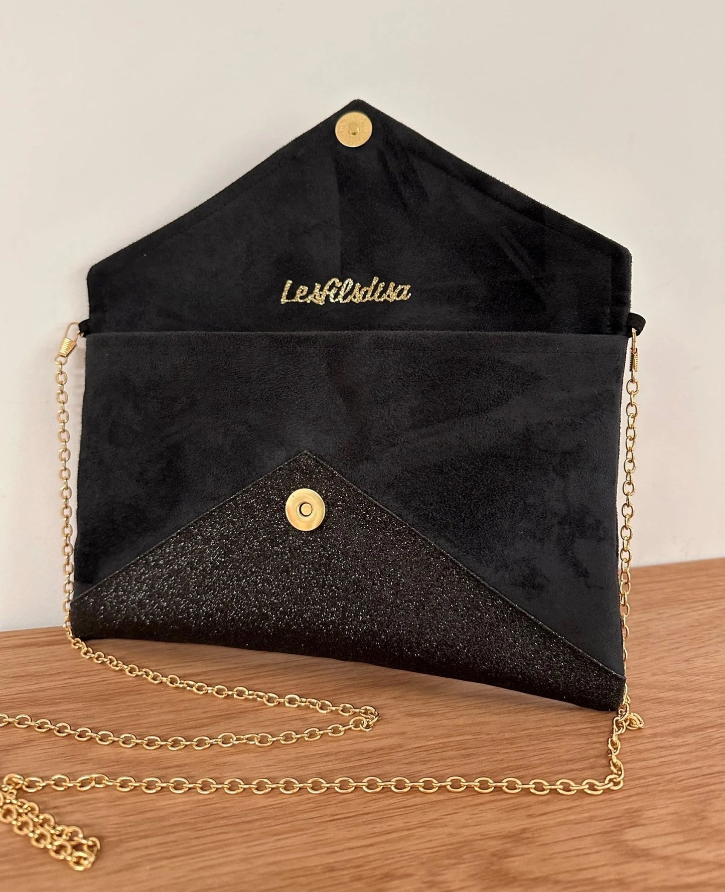 Sac pochette Isa ouvert
