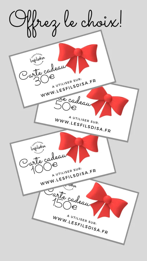 La carte cadeau Lesfilsdisa