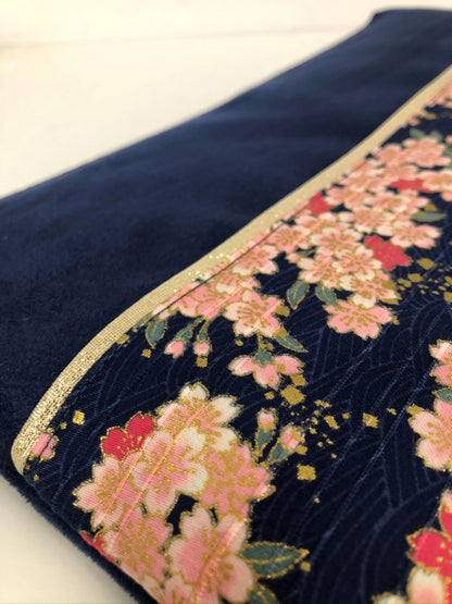 Aperçu détaillé dut tissu japonais à fleurs de cerisier