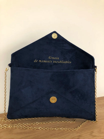 Autre exemple de personnalisation du sac pochette Isa