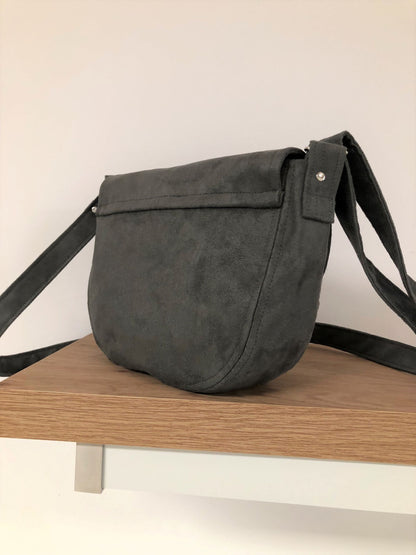 Mouse gray Isa messenger bag