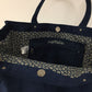 Le sac Shopper bleu marine