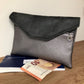 Compagnon de sac gris irisé