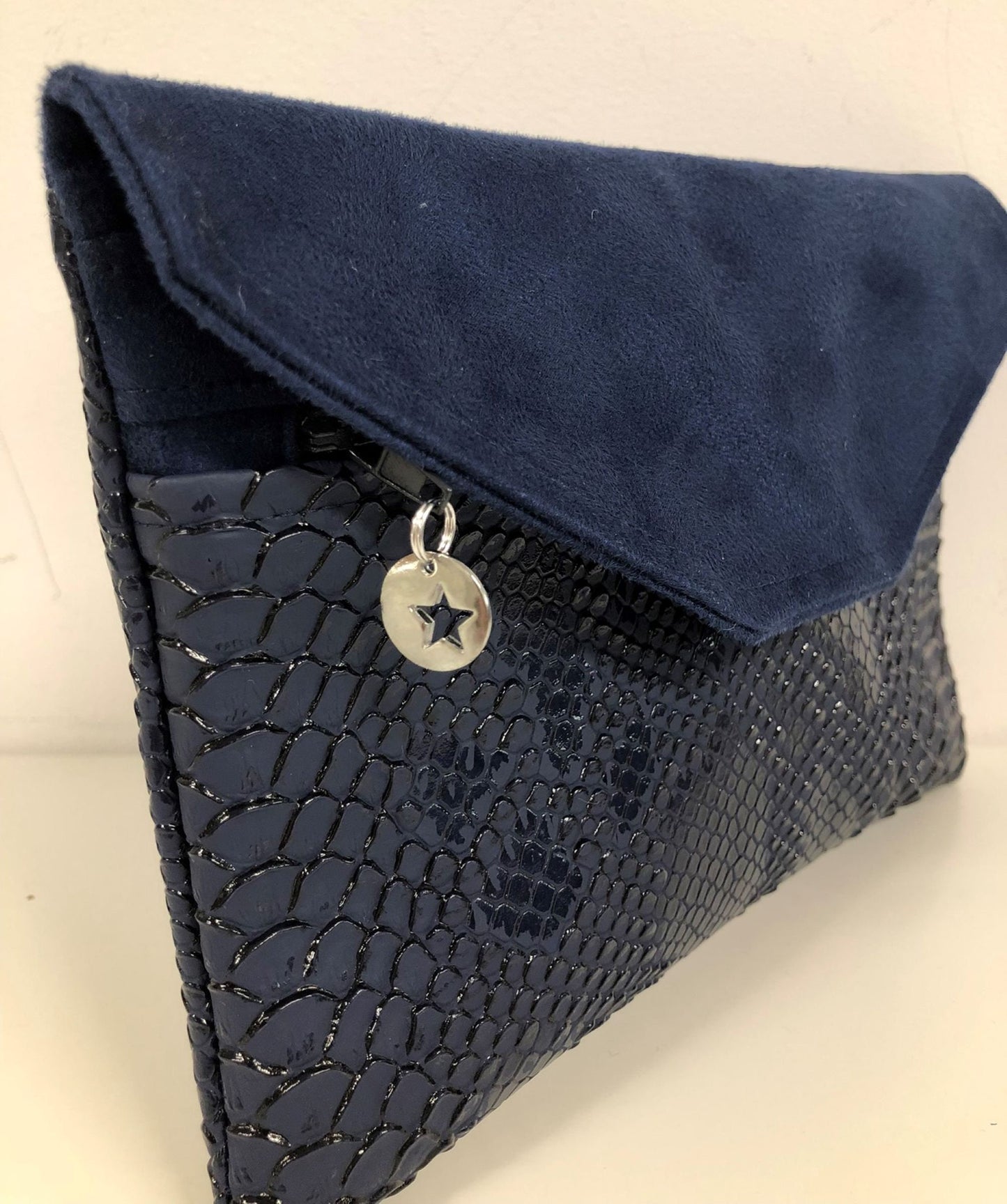 Navy reptile aspect bag companion