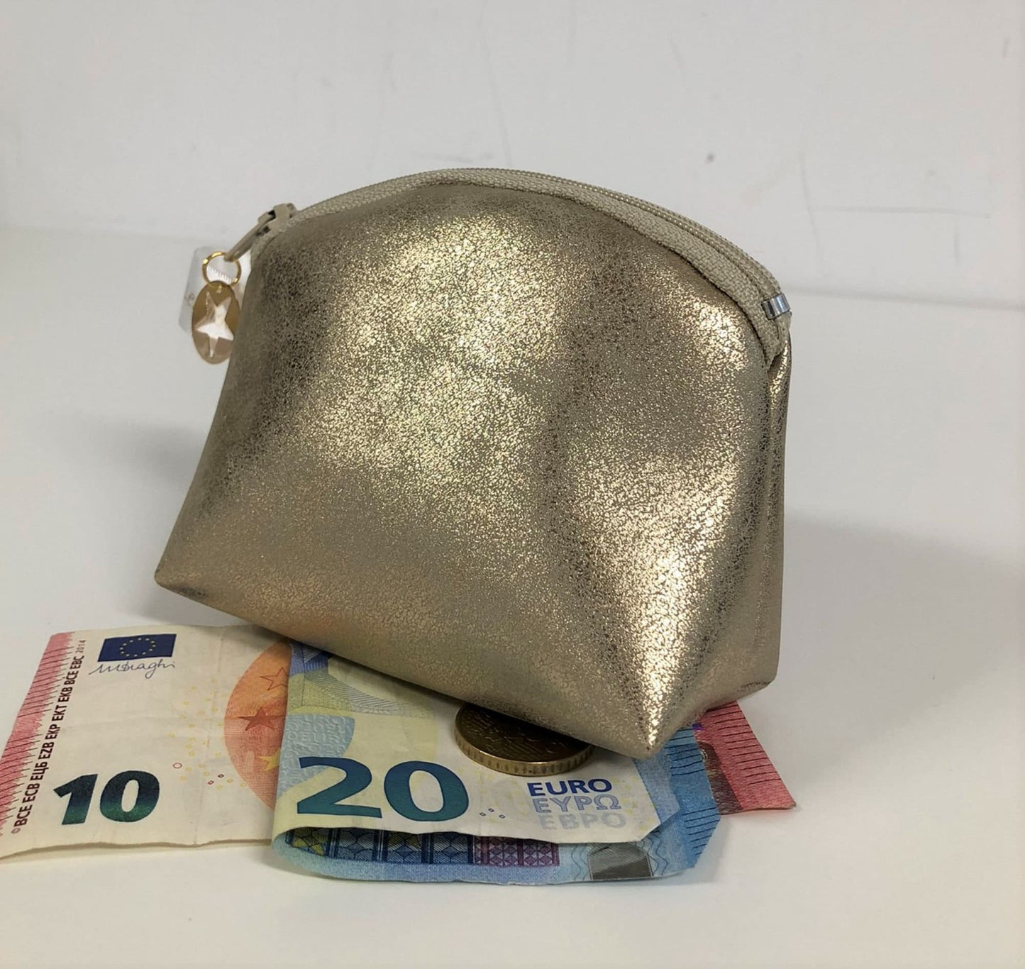 Small golden coin purse