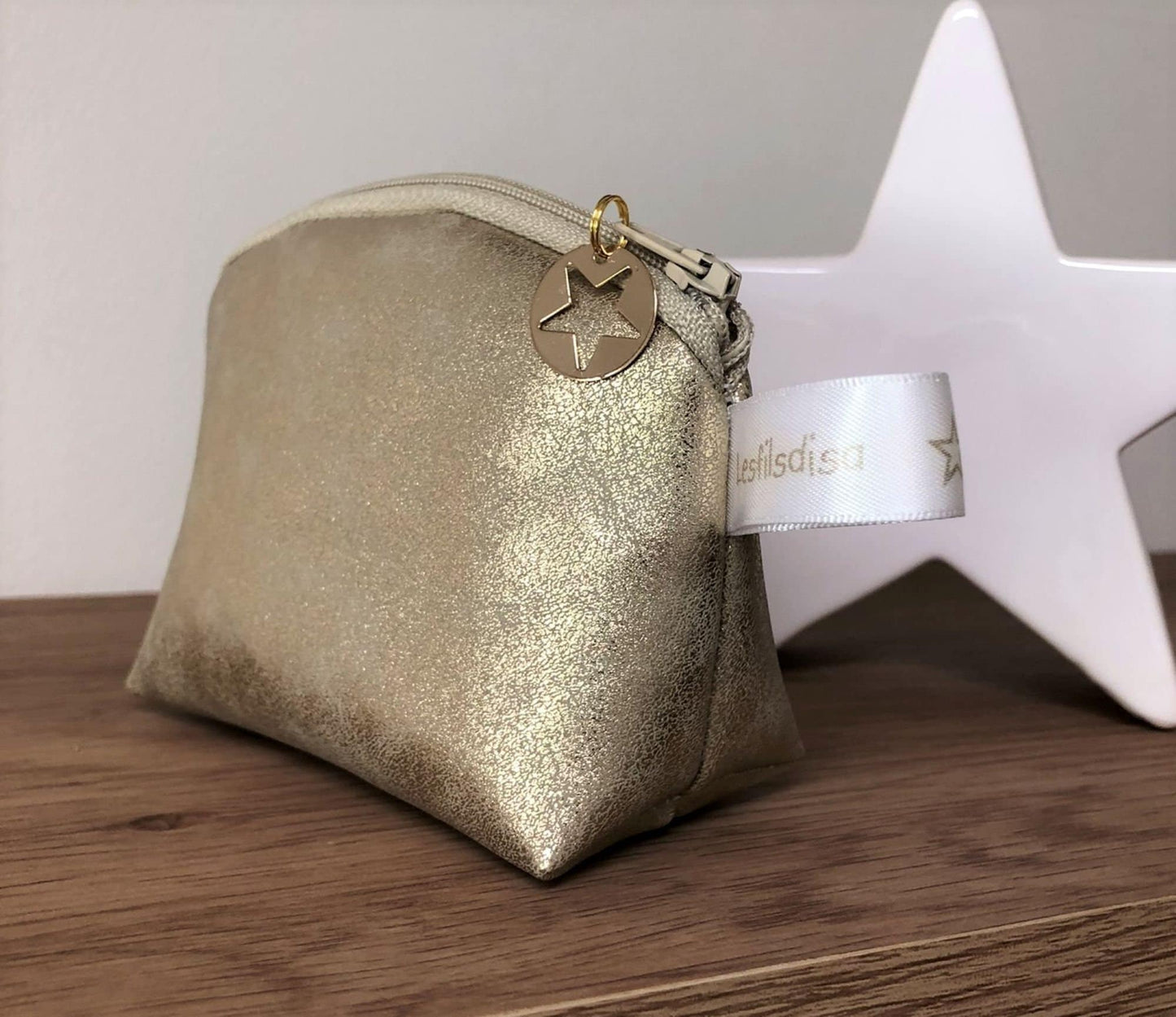 Small golden coin purse